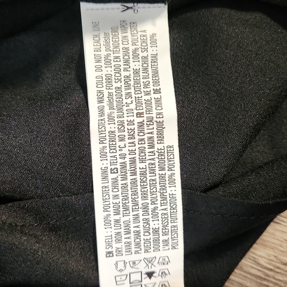 New English Factory Starry Night Print Cold Shoulder Mini Dress Size Med - Picture 9 of 11